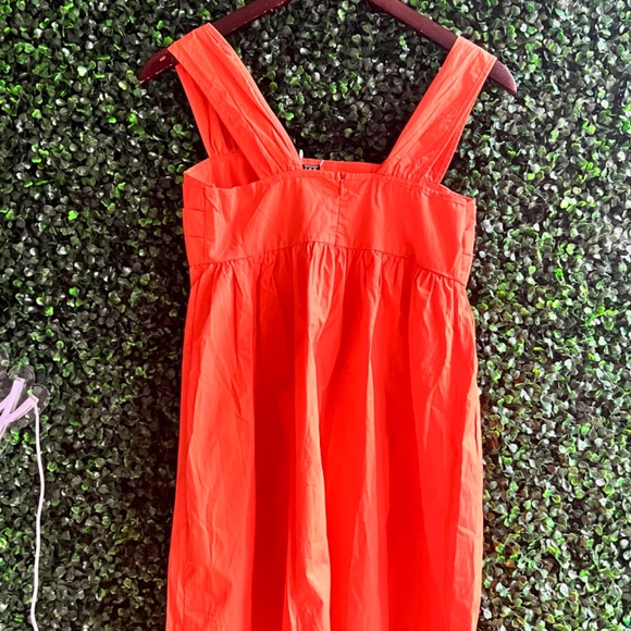 SHEIN Orange Sleeveless Mini Summer Resort Dress Size XS - Picture 6 of 6